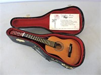 Miniature Guitar With Case