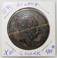 1876 Saxony 5 mark
