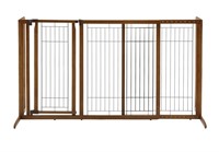 Deluxe Freestanding Pet Gate with Door