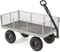 Heavy-Duty Steel Cart w/ Removable Sides