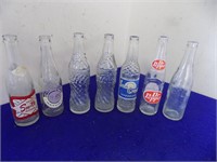 7 Vintage Soda Pop Bottles-2 Wishing Well, Sun