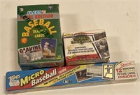 Lot Of Factory Sealed Baseball Card Box sets