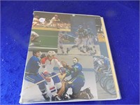 Vintage Sports Binder with 17 Hall of Fame Pics