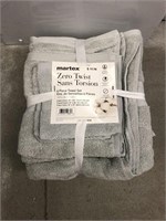 New Martex 6 Pieces Towel Set - Grey