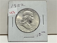 1952 FRANKLIN 1/2 DOLLAR