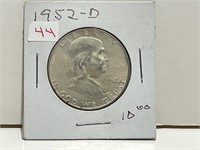 1952D FRANKLIN 1/2 DOLLAR