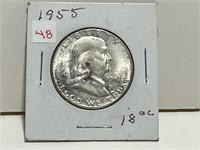 1955 FRANKLIN 1/2 DOLLAR