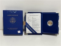 1988P AMERICAN EAGLE $5 PROOF GOLD COIN - 1/10TH