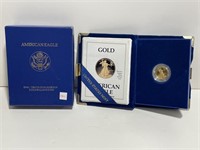 1989P AMERICAN EAGLE $5 PROOF GOLD COIN - 1/10TH