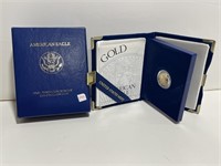 1998W AMERICAN EAGLE $5 PROOF GOLD COIN - 1/10TH