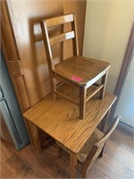 2PC KIDS TABLE & 2 CHAIRS