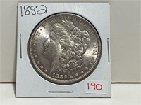1882 MORGAN SILVER DOLLAR