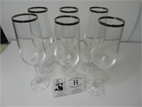 6 Piece Glasses (6 oz.)