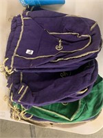 16 CROWN ROYAL CLOTH BAGS