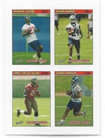 Bazooka 4-on-1 Stickers Rookie Marion Barber +++
