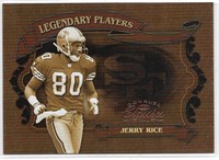 Jerry Rice Legendary Players card #d 0255/1000