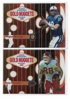 2 Topps Chrome Gold Nuggets Manning Gonzalez