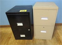 2 Metal File Cabinets