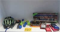 Mixed Lot -New Puzzle, NASCAR Hot Wheels, Ear Buds