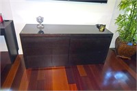 Dark Wood 6-Drawer Dresser
