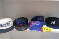 NY Yankees & Buffalo Bills Hats