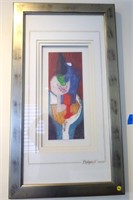 Bodegon I " Triple Matted Abstract Art
