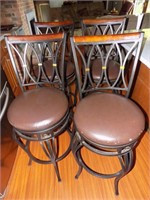 6 matching bar stools