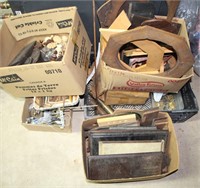 LARGE LOT OF CLOCK PARTS