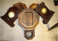 FIVE MISCALANEOUS CLOCKS