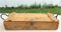 Army Ballistic Wood Ammunition Box