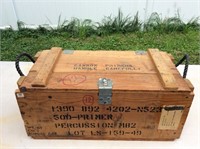 Wood Ammunition Box