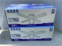 Two New Ceiling Fans