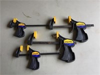Four 6" Quick Grip Clamps
