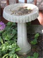 CONCRETE BIRD BATH