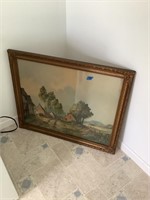 Antique Picture in Frame