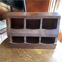 Primitive Cubby Box