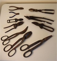 Shears, Snips- Vintage Tool Lot