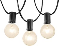 AmazonBasics PL100-25-BLK Patio String Light, 25 F