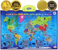 BEST LEARNING i-Poster My WORLD Interactive Map -