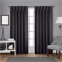 Exclusive Home Curtains Sateen Twill Woven Blackou