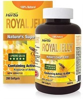Herba Royal Jelly - 200 Soft Gel Capsules, 1000 mg