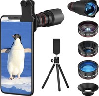 Selvim Phone Camera Lens Kit 4 in 1, 22X Telephoto