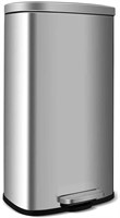 HEMBOR 8 Gallon(30L) Trash Can, Brushed Stainless