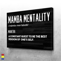 29" x 39" MAMBA MENTALITY Canvis
