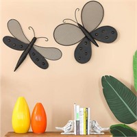 Butterfly & Dragonfly Wall Décor, Metal