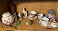 GOEBEL, TEA CUPS, ASIAN VASES ETC