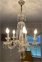 CRYSTAL CHANDELIER 38HX24W