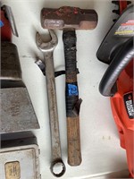 Hammer/Large Wrench