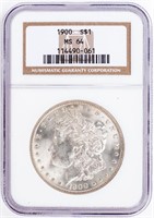 Coin 1900  Morgan Silver Dollar NGC MS64