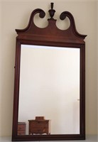 Carved Wooden Framed Mirror